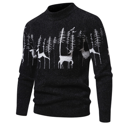 Weihnachtspullover Herren Warm Modern Christmas