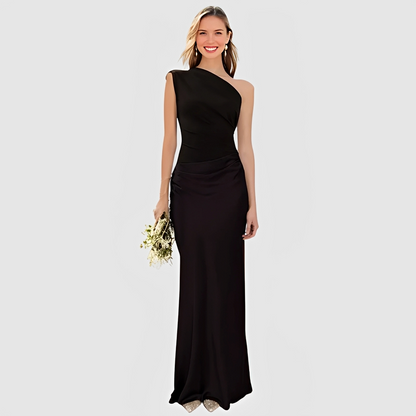 Elegantes Damenkleid Asymmetrisch Modern