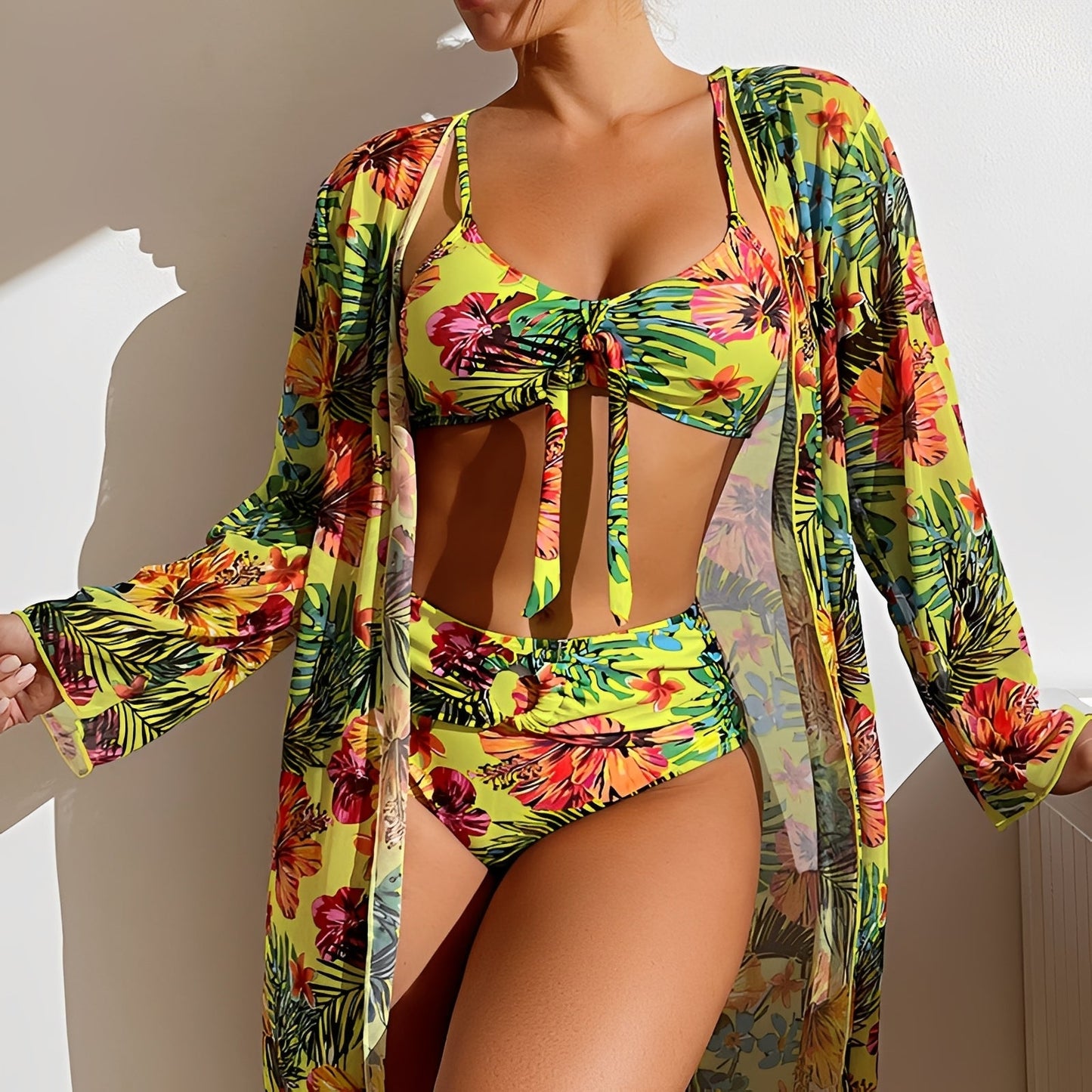 Damen Badeanzug Set Bikini Stilvoll Sommer