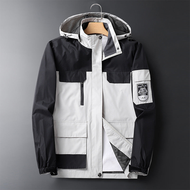Herren Outdoor Regenjacke