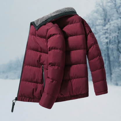 Herren Jacke Warm Kuschelig Modern