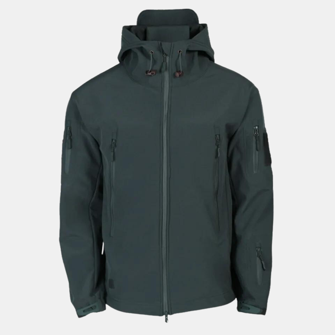 Wasserdichte Softshelljacke mit Kapuze Atmungsaktiv