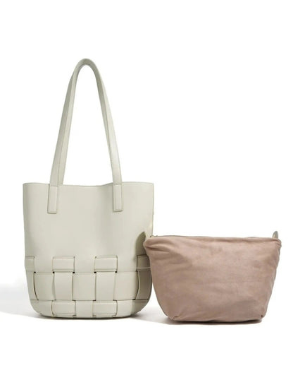 Geflochtene Lederhandtasche Frauen