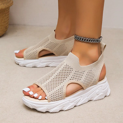 Damen Sandalen Ergonomisch Rutschfest Bequem