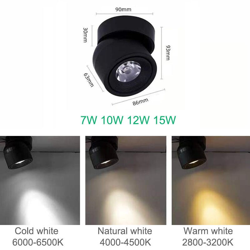 LED Spotlight Minimalistisch Modern Nordic Design