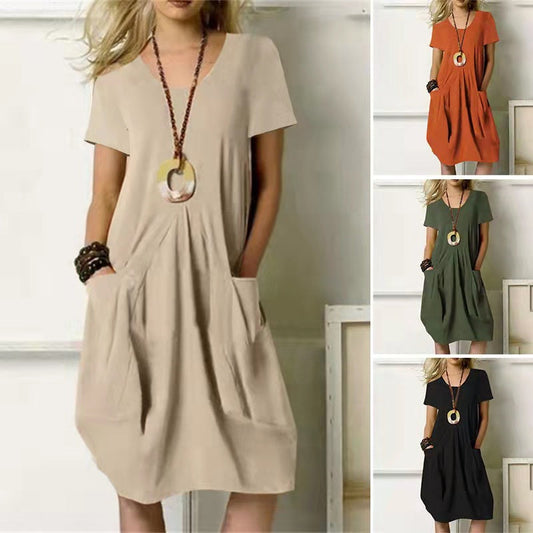 Stilvolles und vielseitiges knielanges Damenkleid von Unalise