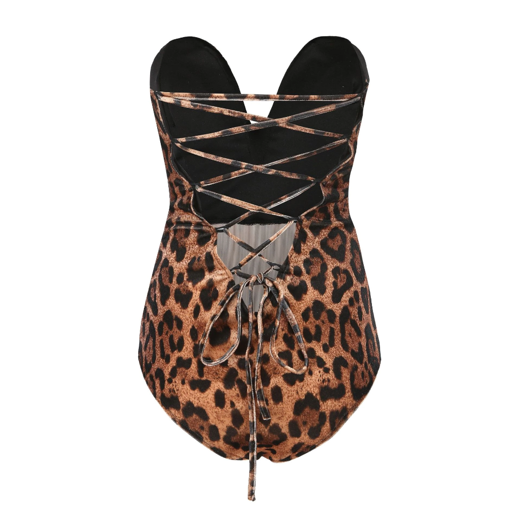 Bodysuit Damen Glitzer Sexy Abendkleid - BerlinGlamour