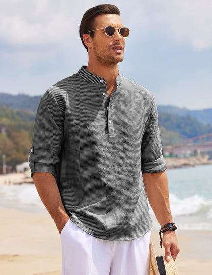 Herren Longsleeve Vielseitig für Alltag und Strand