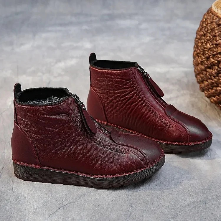 Orthopädische Stiefel Leder Bequem Komfortabel