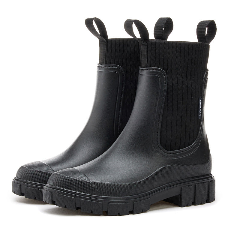 Wasserdichte Gummistiefel Antirutsch Regenstiefel Damen Herren