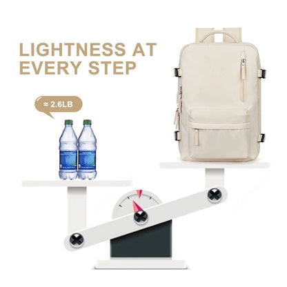 Reise-Rucksack Damen 35L Wasserdicht mit USB-Anschluss