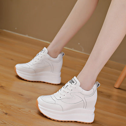 Damen Turnschuhe Plateau Sneaker Frauen Mode