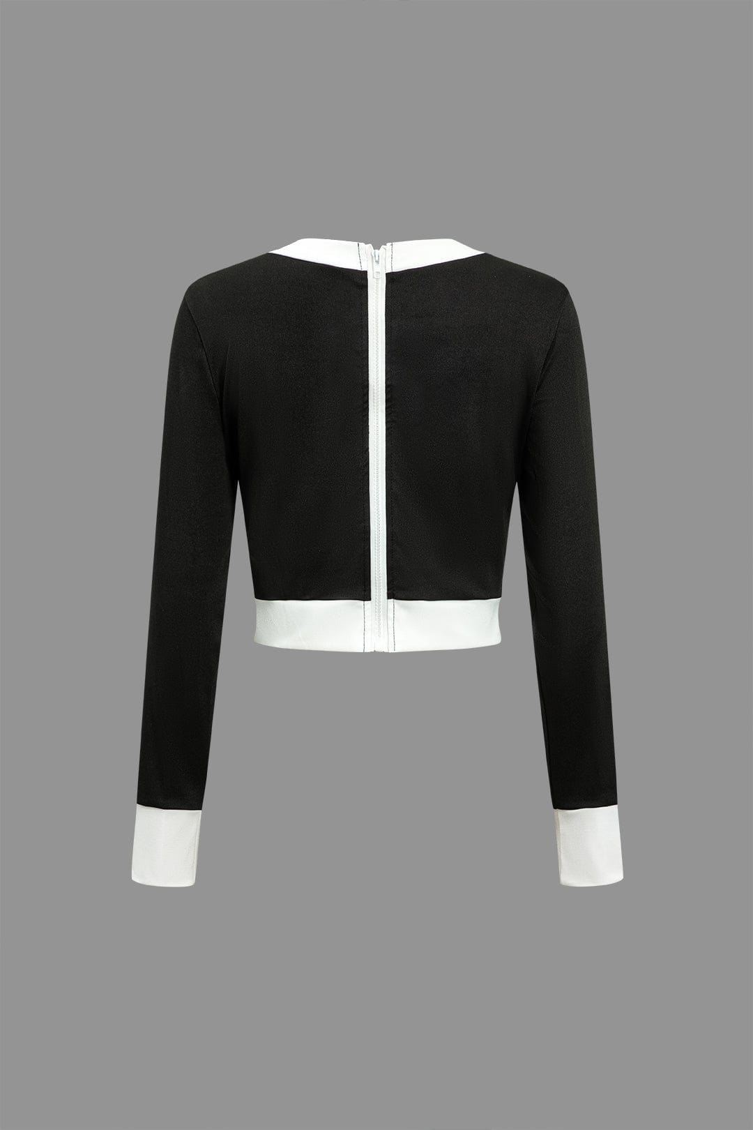 Elegantes Zweiteiler Set Minirock Damen