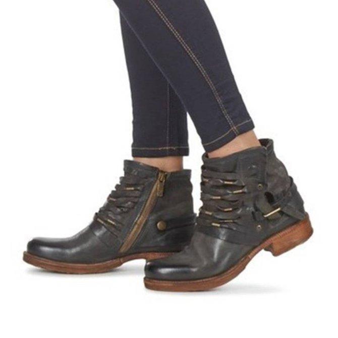 Bequeme Stiefeletten Damen Schuhe Elegant