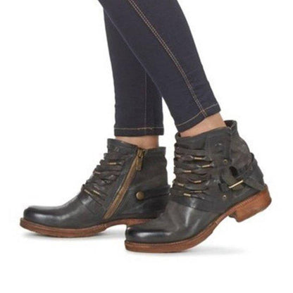 Bequeme Stiefeletten Damen Schuhe Elegant