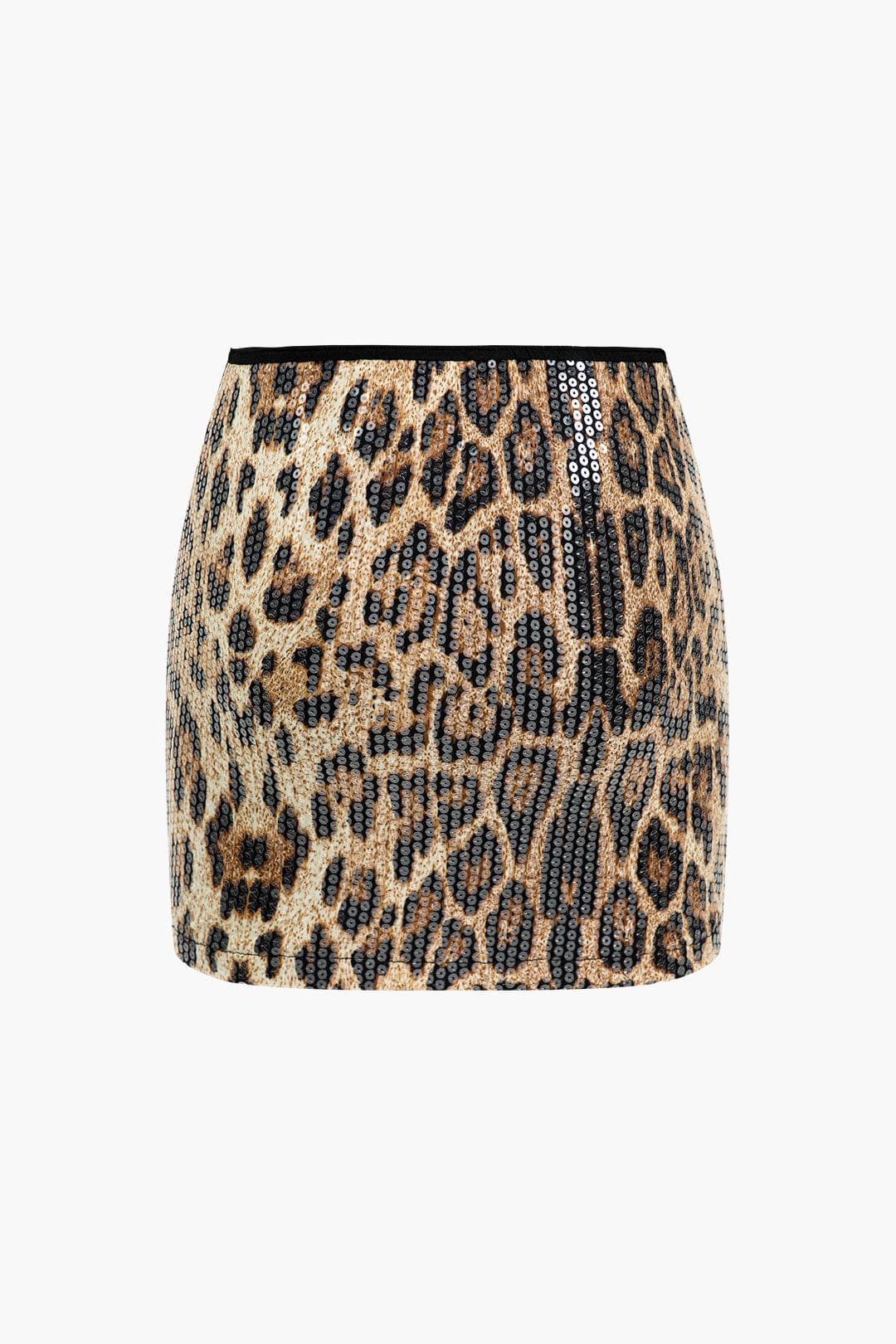 Leoprint Top und Minirock Set Damen Selbstbewusstes Outfit