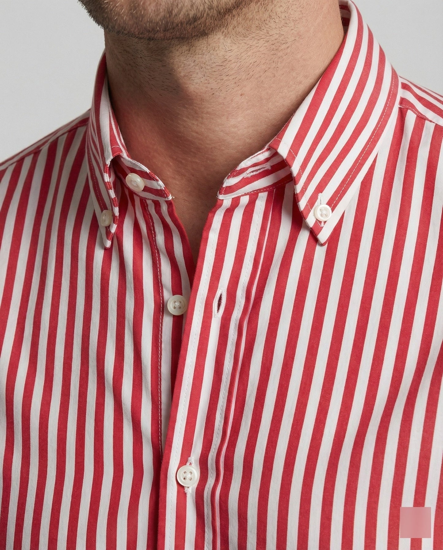 Elegantes Herren Hemd Streifen Modern