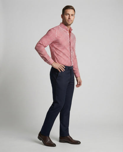Elegantes Herren Hemd Streifen Modern