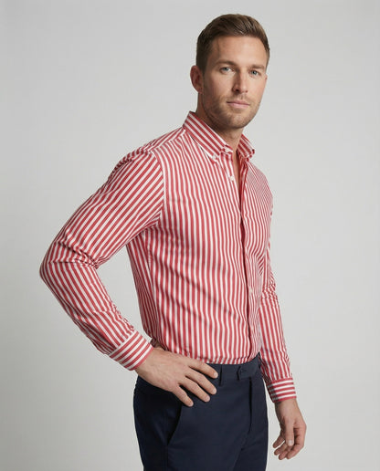 Elegantes Herren Hemd Streifen Modern - BerlinGlamour