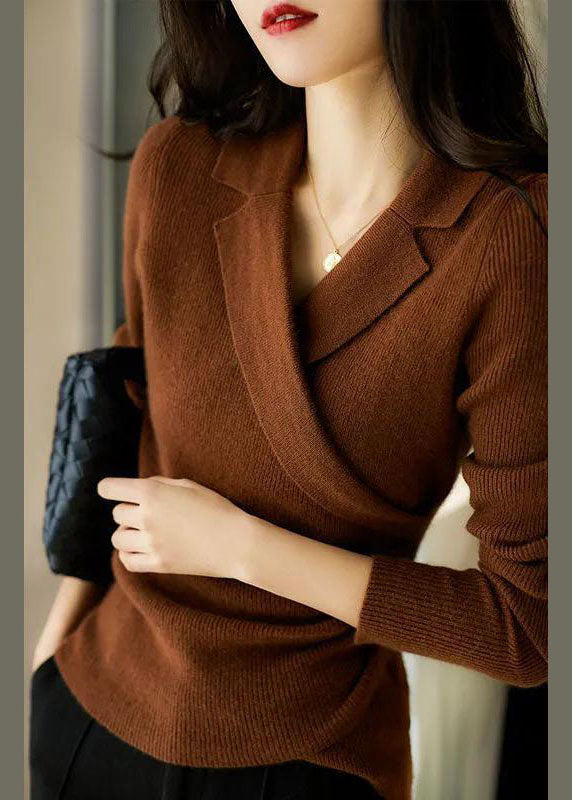 Langarm Strickpullover Damen Glamour Oversized