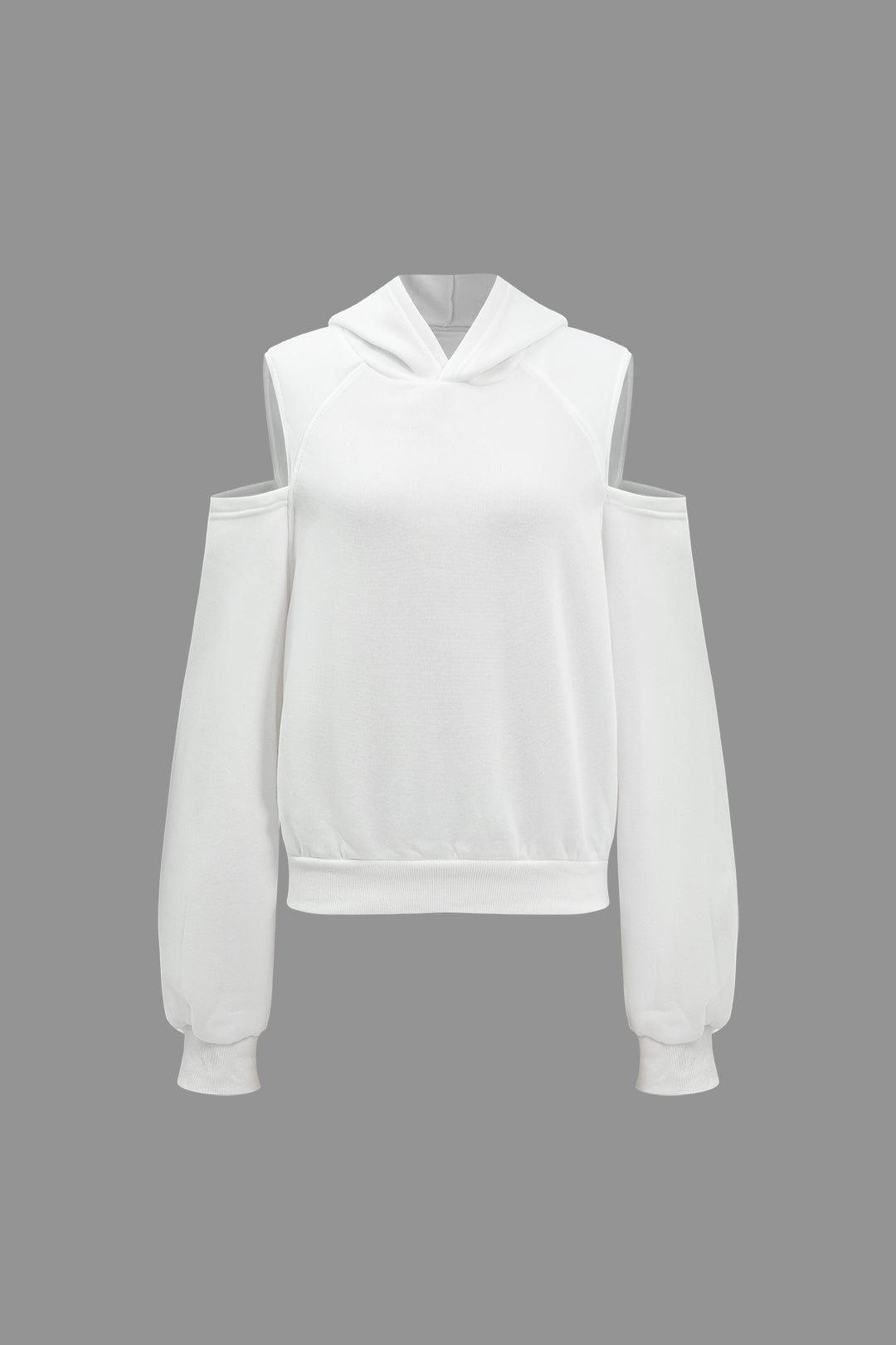 Sportliches Hoodie-Set Damen Cut-Outs Trendy