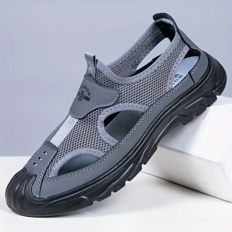 Herren Slipper Atmungsaktiv Mesh Bequem