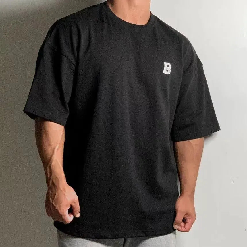 Fitness T-Shirt Herren Sportlich Modern