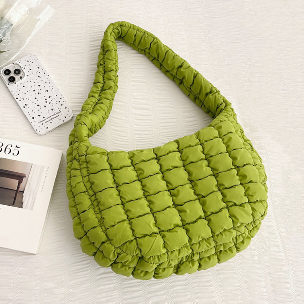 Frauen Schultertasche Plissiert Elegante Damenhandtasche