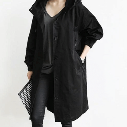 Wasserdichte Jacke Mit Kapuze Damen Stadtjacke