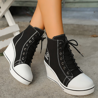 Stiefeletten Damen Einfach Liebesmotiv Sneaker