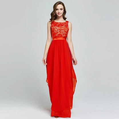 Chiffonkleid mit Spitze von BerlinGlamour