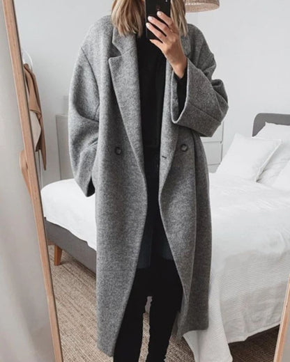 Langmantel Damen Winter Warm Gemütlich
