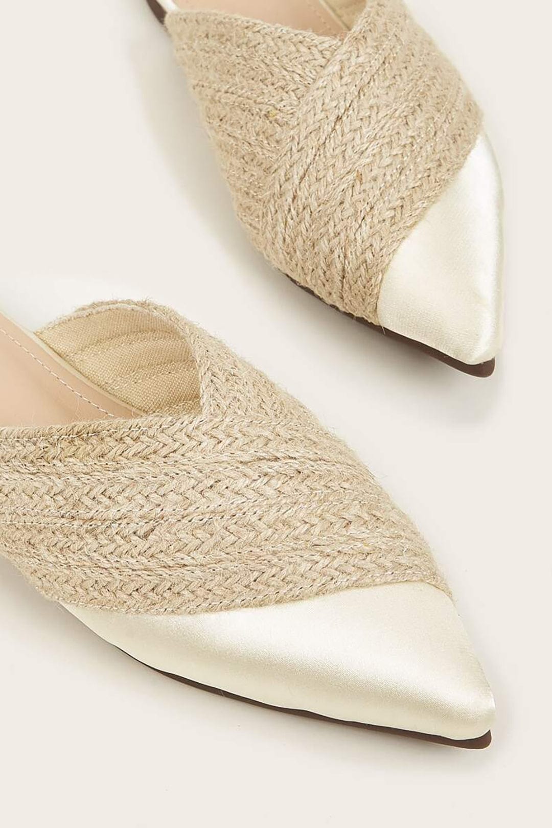 Moderne Mules Espadrille mit Spitze Damen