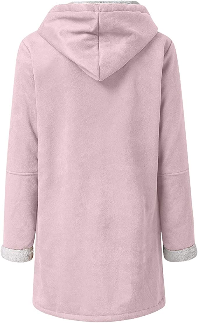 Warme Damen Winterjacke Kuschel Soft