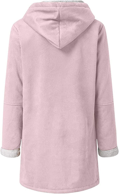 Warme Damen Winterjacke Kuschel Soft