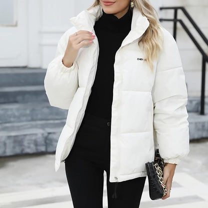 Damen Winterjacke Warm Gefüttert Kuschelig