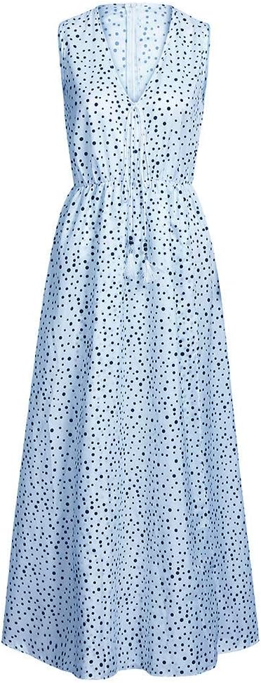 Boho Kleid mit V-Ausschnitt A-Linie Patchwork Design