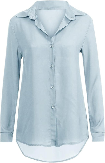 Elegante Damenbluse Chiffon Bluse Frauen Oberteil