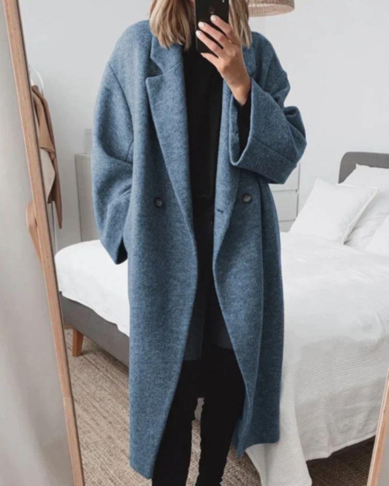 Langmantel Damen Winter Warm Gemütlich