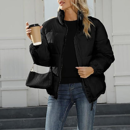 Damen Winterjacke Warm Gefüttert Kuschelig