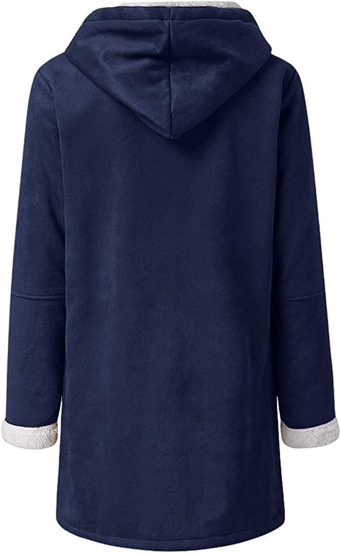 Warme Damen Winterjacke Kuschel Soft