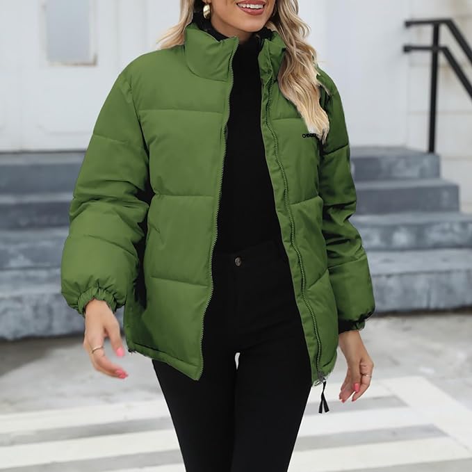 Damen Winterjacke Warm Gefüttert Kuschelig