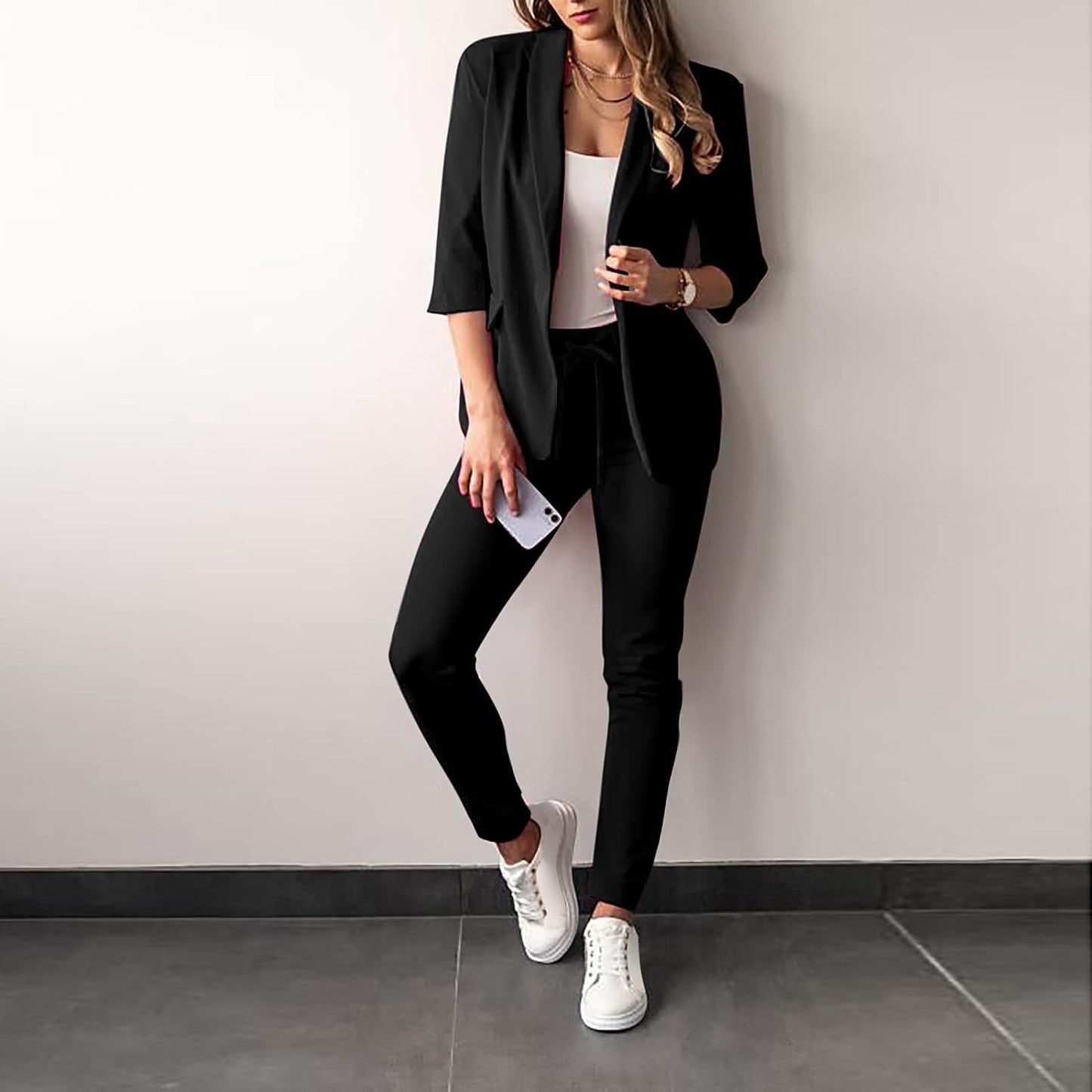 Damenanzug 2-teilig Blazer Hose Elegant - BerlinGlamour