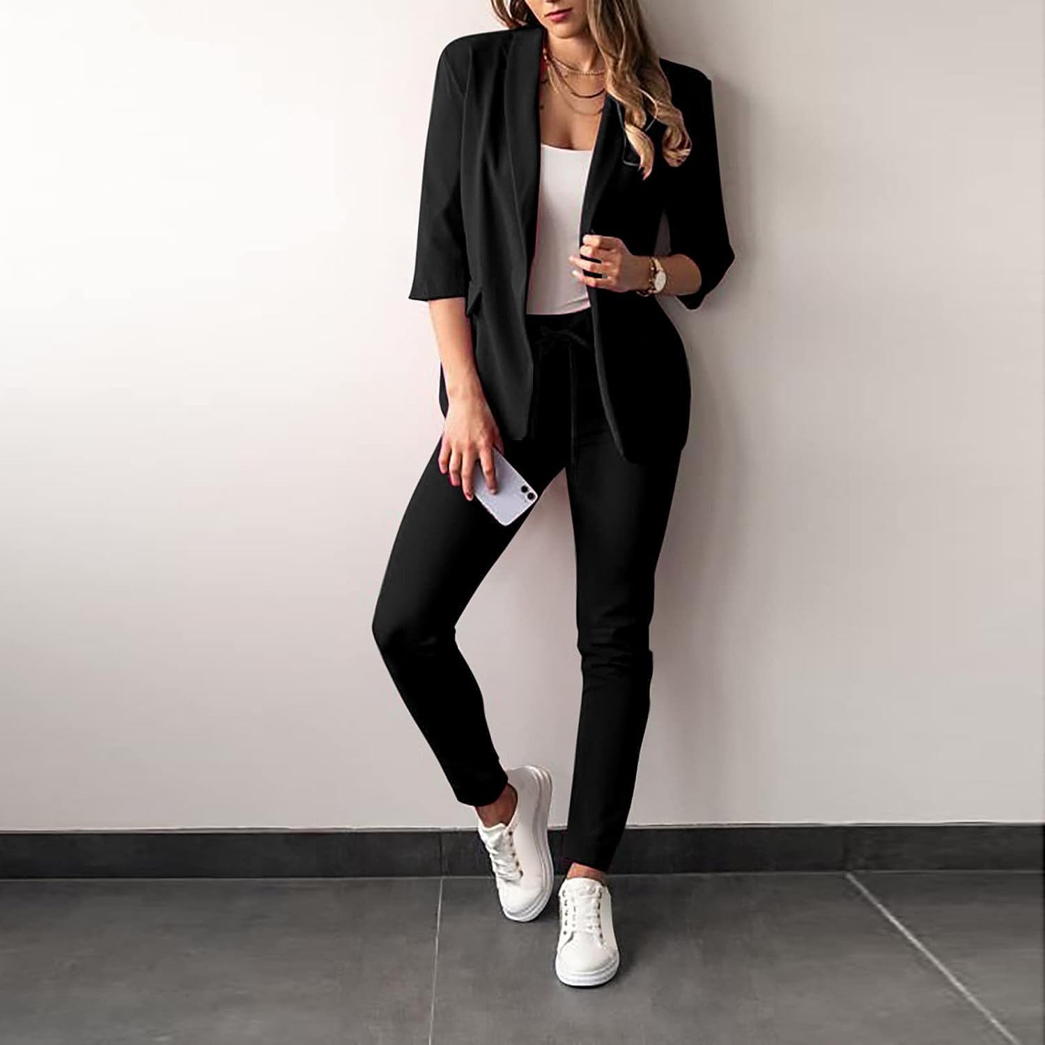 Damenanzug 2-teilig Blazer Hose Elegant - BerlinGlamour