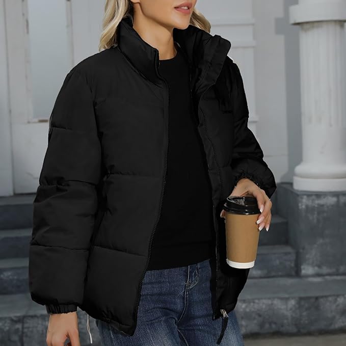 Damen Winterjacke Warm Gefüttert Kuschelig