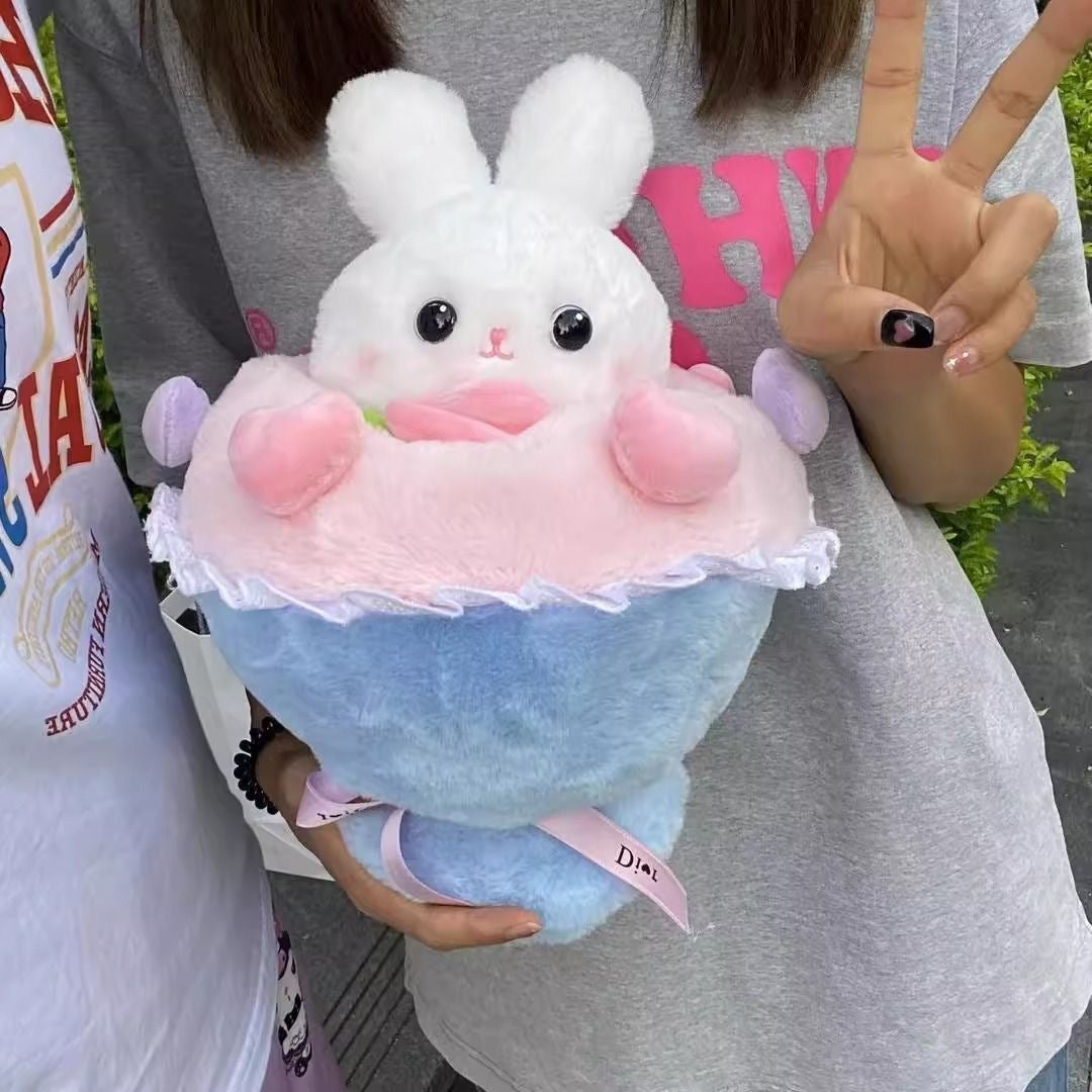 Liebes Plüschstrauß Süßes Bunny Geschenk