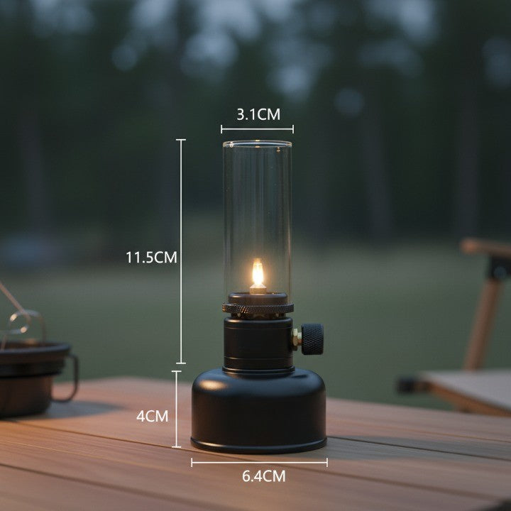 Mini Gasflammen Tischlampe Modern Dekorativ