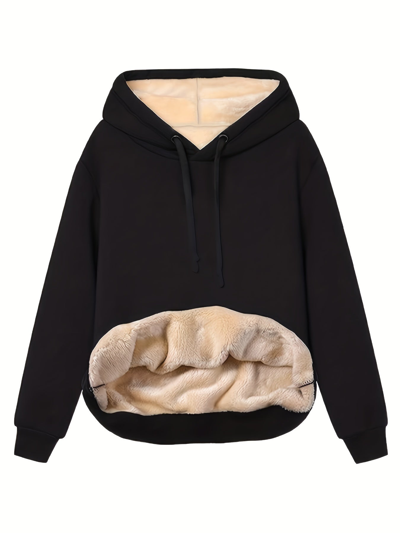 Warme Fleece Hoodie Winterjacke Damen - BerlinGlamour