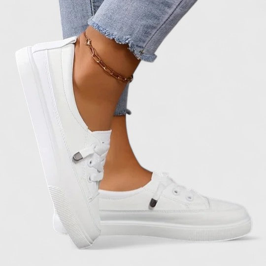 Damen Sneaker Frühling Klassisch Schnüren