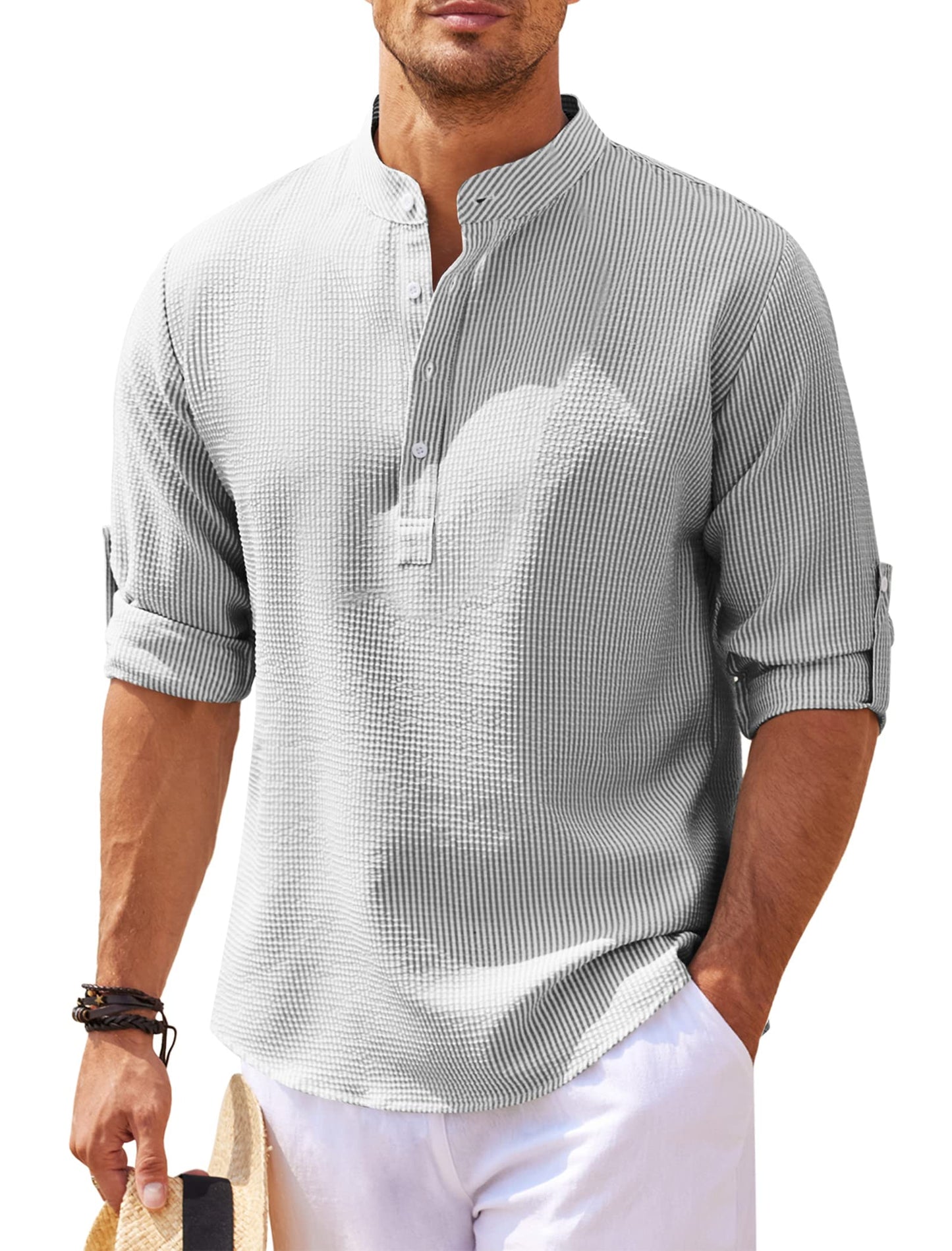 Herren Longsleeve Vielseitig für Alltag und Strand